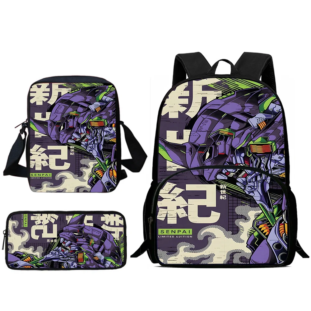 Рюкзаки для Neons Genesiss сумка на плечо с рисунком евангелионов фотошкольный рюкзак