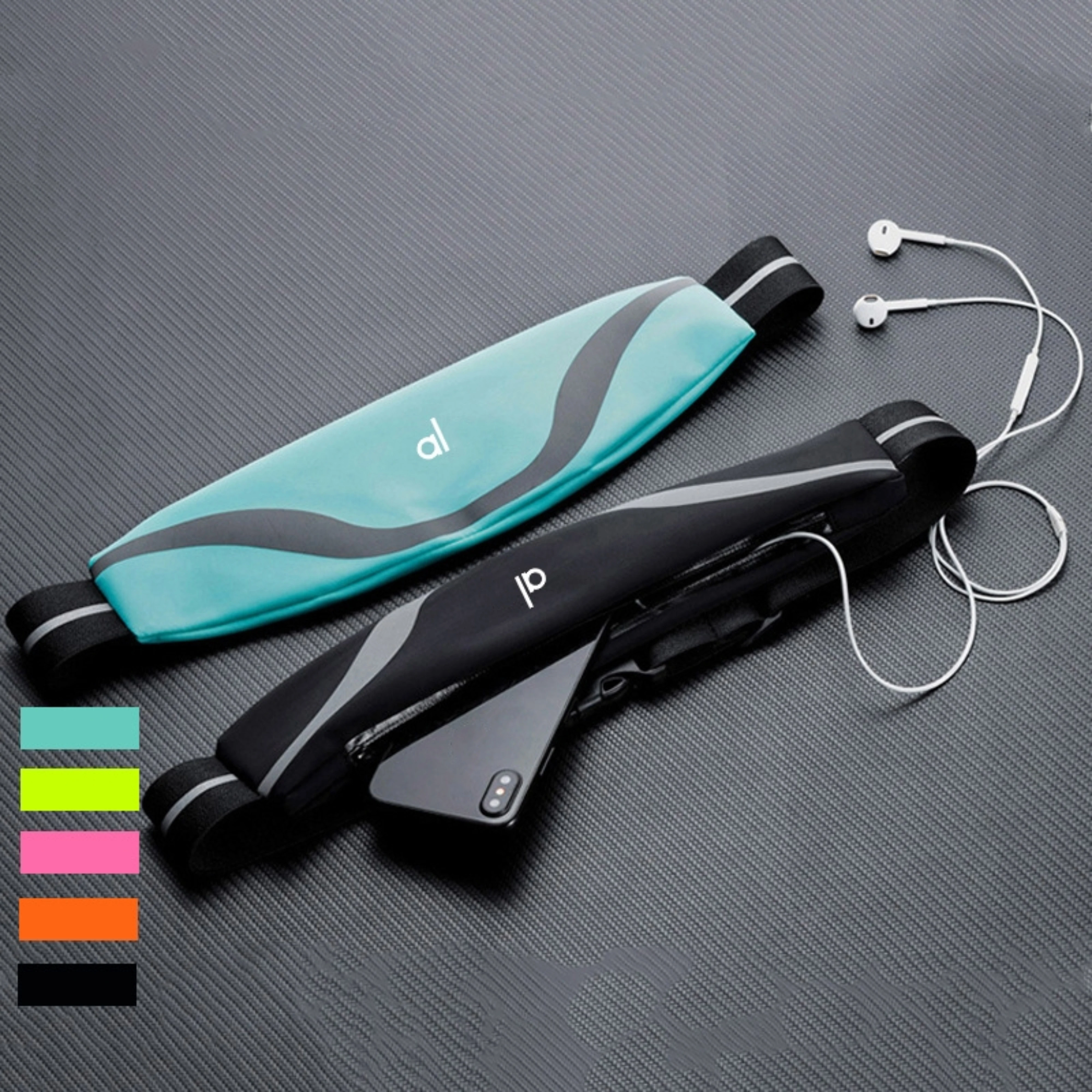 NWT Alyoga High Density Waterproof Fabric Sports Running Waistpack Unisex Fashion Jogging Waistpack Fitness Phone Storage Bag