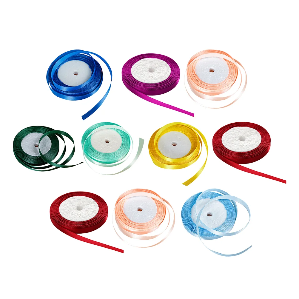 

Ribbon Wrapping Ribbons Crafts Gift Flower Box Polyester Making Satinbouquet Candy Wedding Roll Sewing Grosgrain Diy Supplies