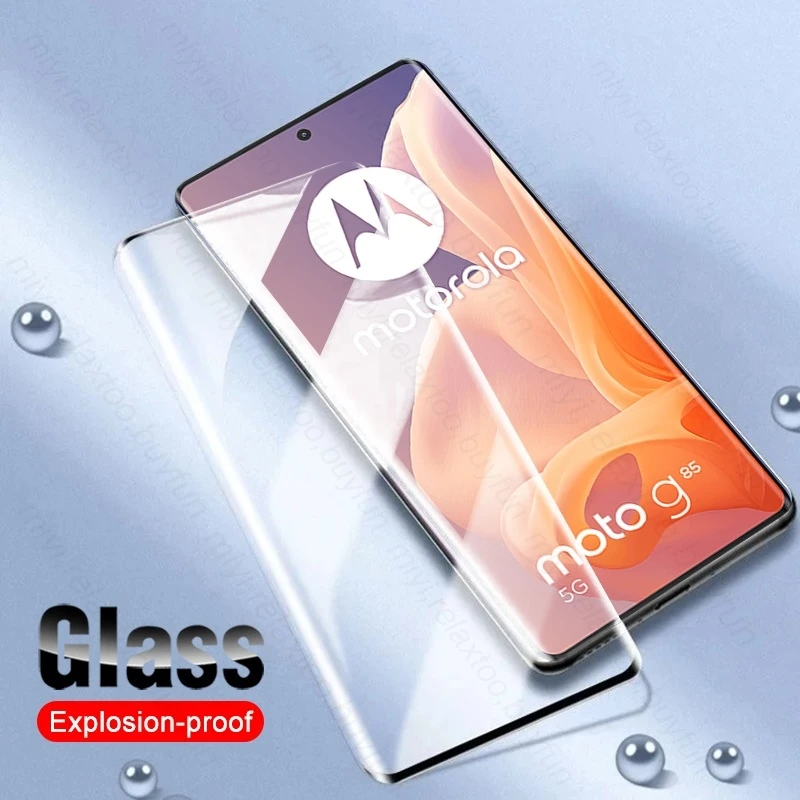 Изогнутое 9H закаленное стекло 999D для Motorola Moto G85 MotoG85 G 85 ...