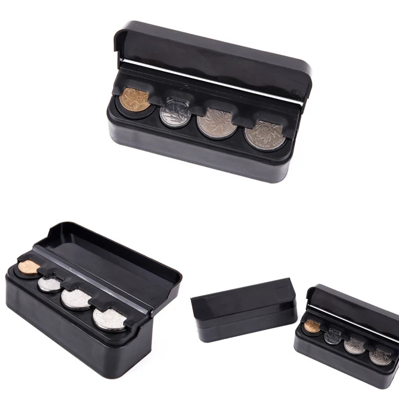 

Carsun Brand New 1Pc Car Organizer Rolls Plastic Pocket Telescopic Dash Coins Case Storage Box Holder Container Black