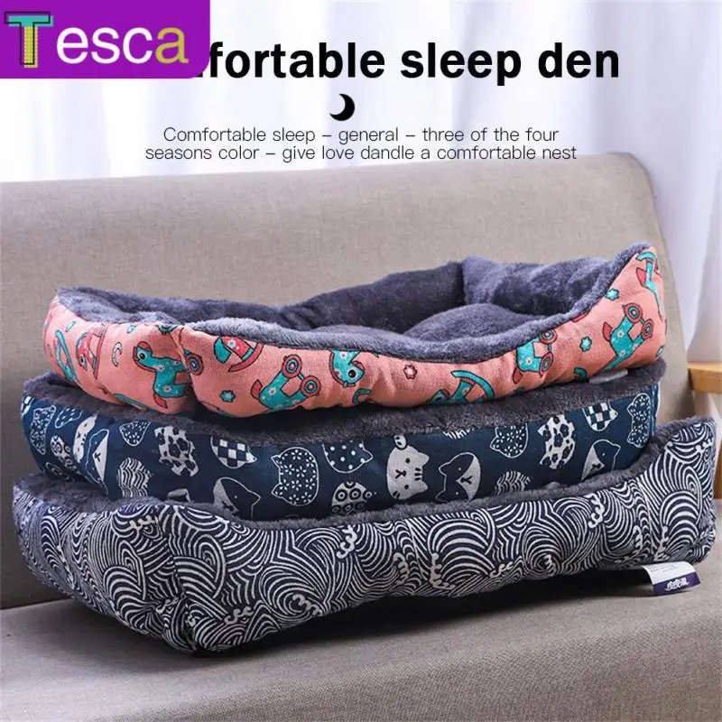 

Small Large Dog Sleep Pad Warm Pet Accessories Pet Supplies Accessories Full And Elastic Dog Beds Super Soft Pet Nest Kennel