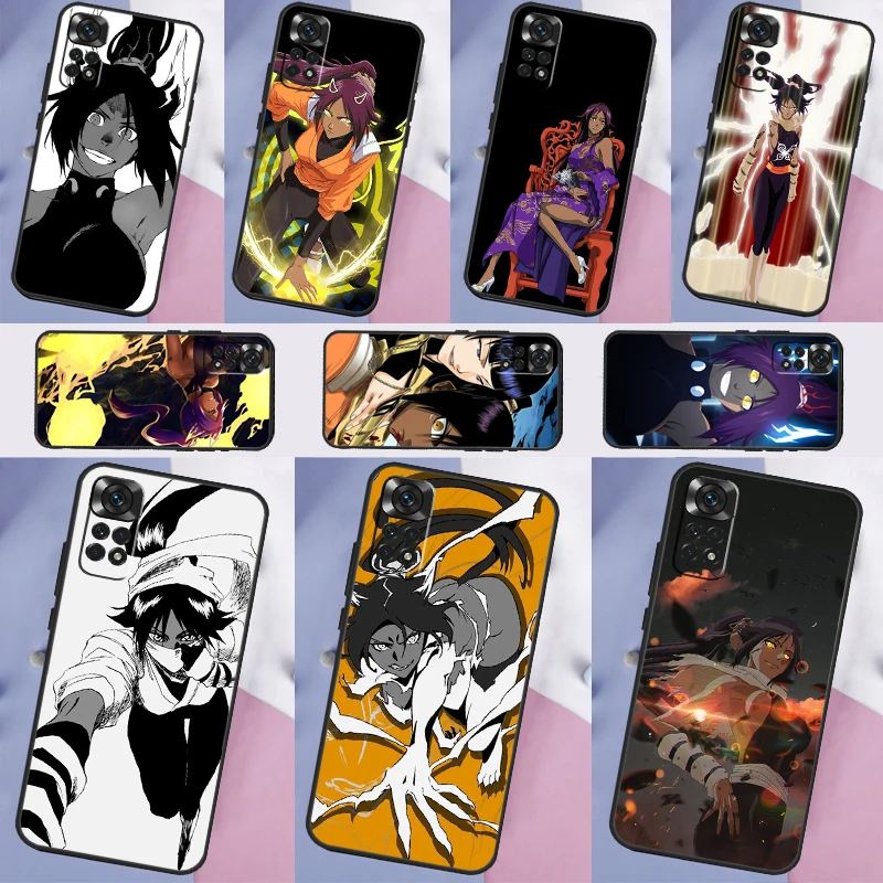 Блестящий чехол Yoruichi Shihouin для Redmi Note 11 10 9 8 12 Pro Note 8T 9S 10S 11S 10A 10C 12C 9C 9T 10