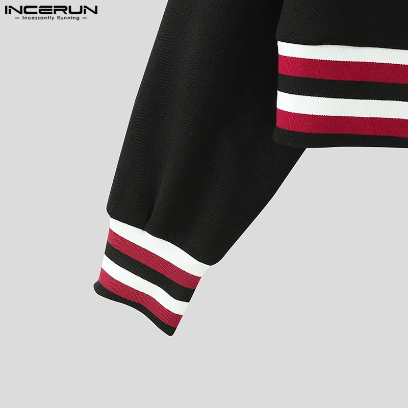 Мужские повседневные теплые пальто INCERUN топы с длинными рукавами и