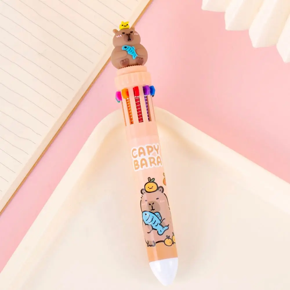 

Многоцветная пластиковая ручка капибара