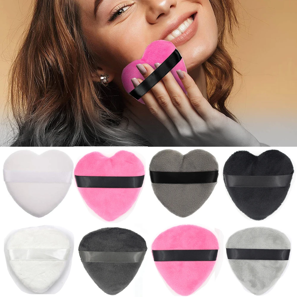 

Puffs Powder Puff Beauty Sponges Cosmetic Cosmetic Puff Soft Love Shape Foundation Makeup Blendiful Makeup Tool