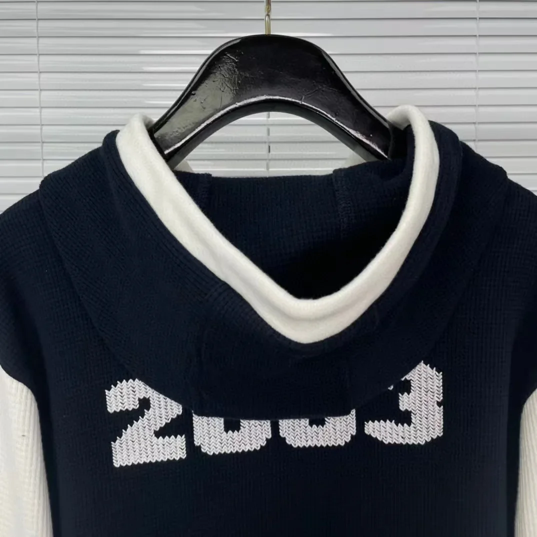 TB Tomorrow осень/зима новая вязаная толстовка с капюшоном для мужчин и женщин