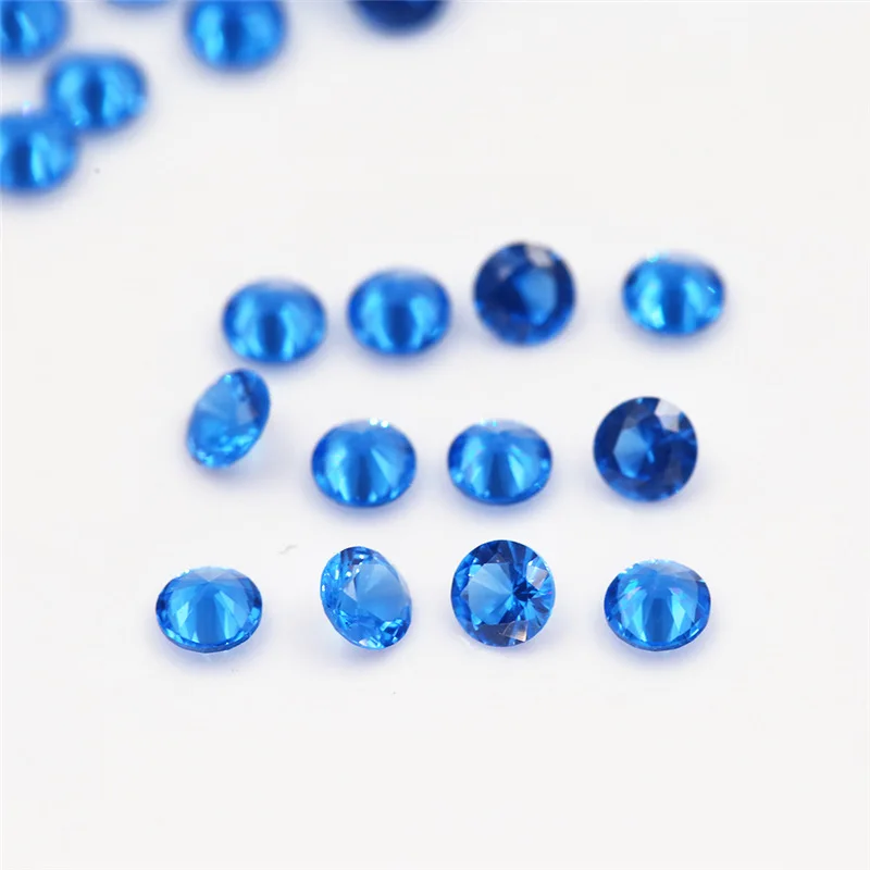 

Wuzhou Wholesale Cubic Zirconia Gems 5A 4mm10mm Loose CZ Gemstone Blue Turquoise Nano cz Stone for Jewelry