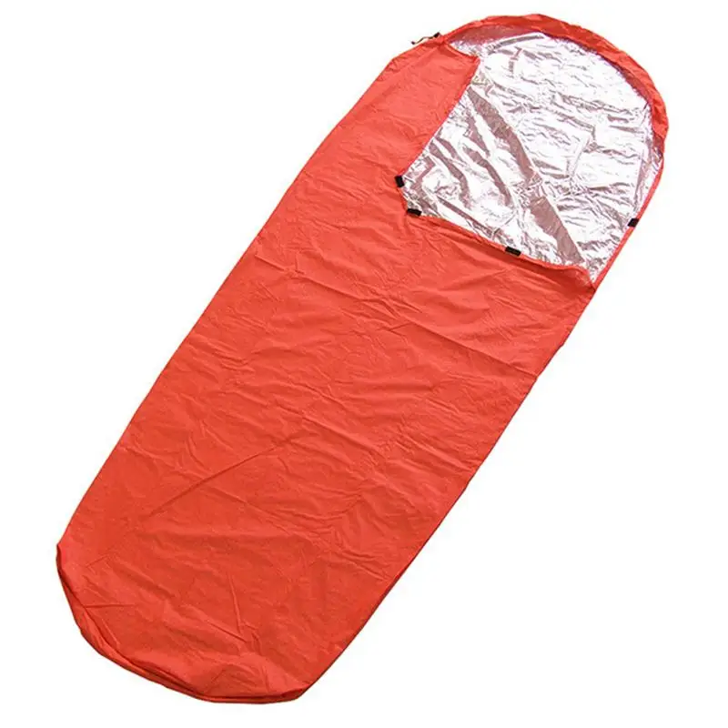 

Outdoor Emergency Sleeping Bag Thermal Waterproof Aluminium Film Lightweight Portable First Aid Blanke Camping Survival Gear