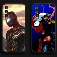 marvel spiderman phone cases for xiaomi redmi 7 7a 9 9a 9t 8a 8 2021 7 8 pro note 8 9 note 9t soft tpu back cover coque funda