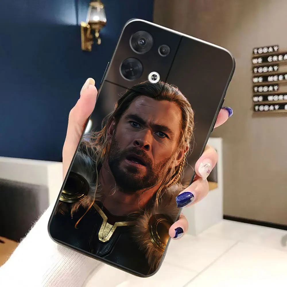 Новый чехол для телефона Marvel Thor Cover OPPO RENO 11 11F 10 8 8T 7 7Z 6 6Z 5 4 FIND X3 LITE 4F PRO PLUS мягкий из