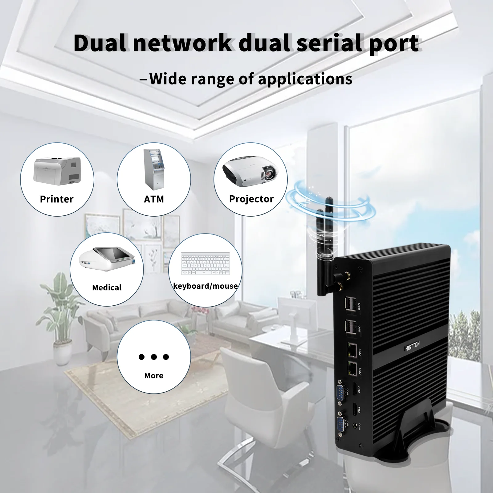 

Fanless Full Computer Intel Core i7 Processor M.2 SSD Win 10 Linux Desktop Mini Itx PC