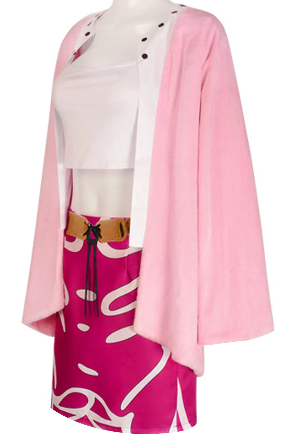 Аниме женский костюм Doflamingo косплей женское платье горничной плащ бюстгальтер