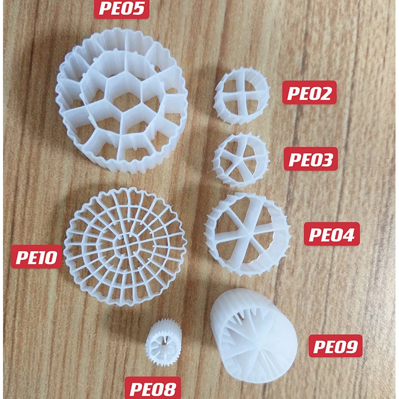 Фото K1 K2 K3 MBBR Фильтрующая среда Biofilm Carrier Mbbr для консервирования окружающей среды №2