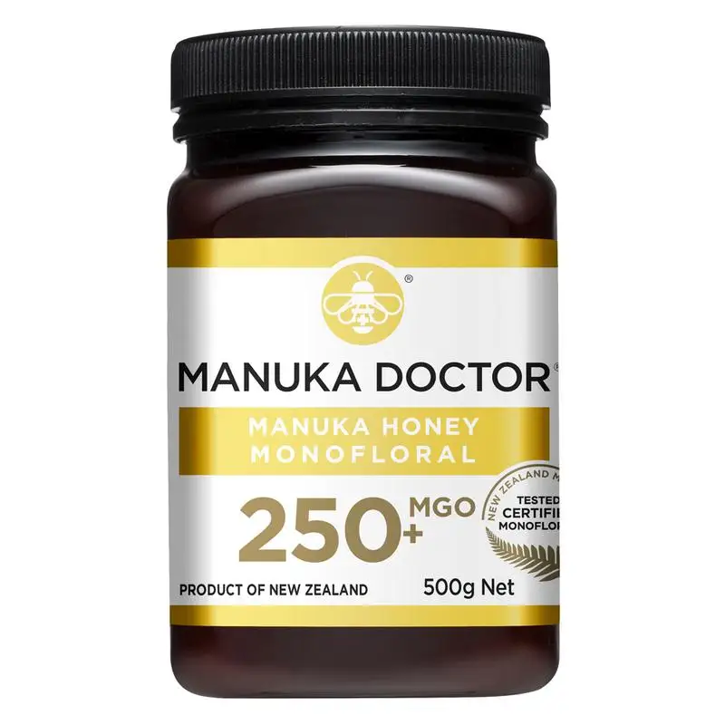 

New Zealand Manuka Doctor Natural Manuka Honey MGO250+ UMF10+ 500g HP Cream Lotion