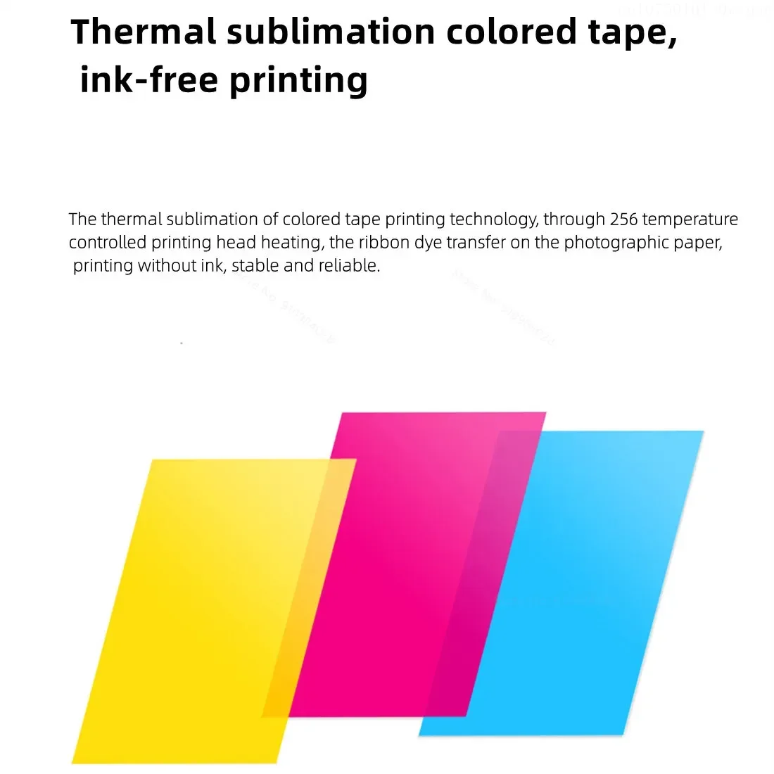 Оригинальный фотопринтер Xiaomi 3 дюйма фотобумага с цветным покрытием для Mijia 1S