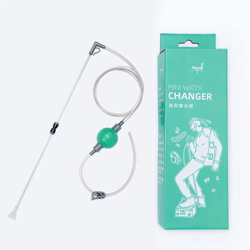 

Nepall Suction Toilet Sand Washing Cleaning Cleaning Tool Manual Suction Fish Poop Siphon Suction Pipe Fish Tank Water Changer