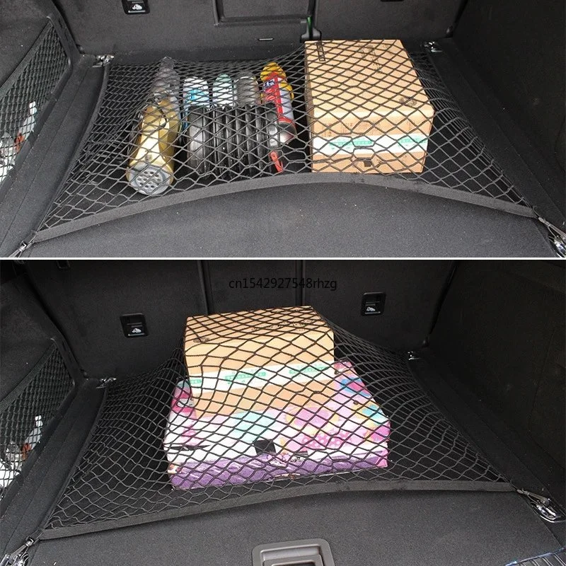 

For Vauxhall Opel Astra J /Buick Verano 2010-2018 Car Trunk Luggage Storage Cargo Organiser Nylon Elastic Mesh Net Styling