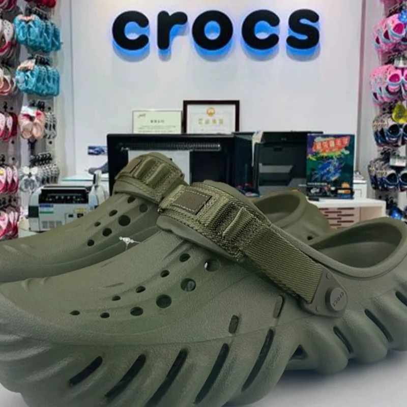 Классические сабо унисекс для взрослых Crocs пляжные водонепроницаемые мягкие