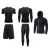 Short Sleeve Men Compression shirt Running TShirt Fitness Tight Sport Training Jogging Shirts Gym Sportswear Quick Dry 6