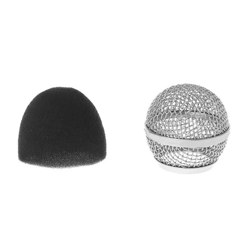 

Новый мяч для головки, сетка для Shure PG58 PG48, Сменные аксессуары J60A