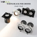 Встраиваемый растягивающийся Светодиодный точечный светильник, вращающийся на 360 , квадратный Светодиодный точечный светильник, 7 Вт, 10 Вт, светодиодный светильник для гостиной, фойе