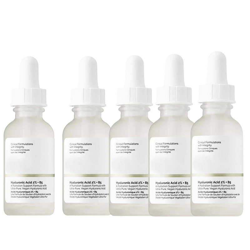 

5pcs Hyaluronic Acid 2% + B5 30ml Moisturizing Serum Original Product Skin Care Product Long-lasting Deep Moisturizing