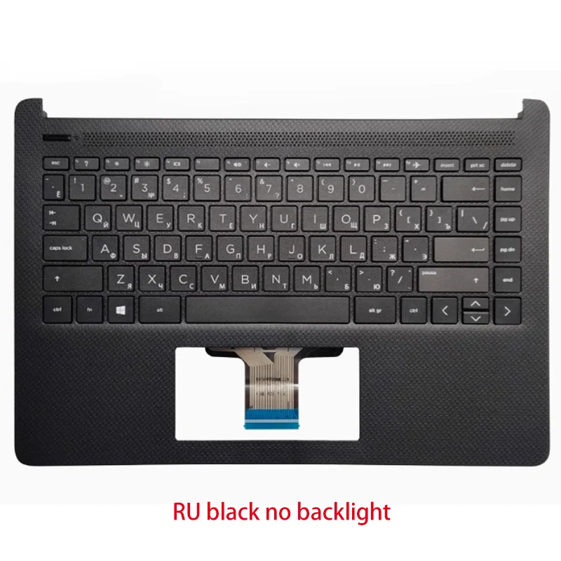 Для HP 14-DQ FQ FR TPN-Q221 Q242 C клавиатура серебристый L88206-001