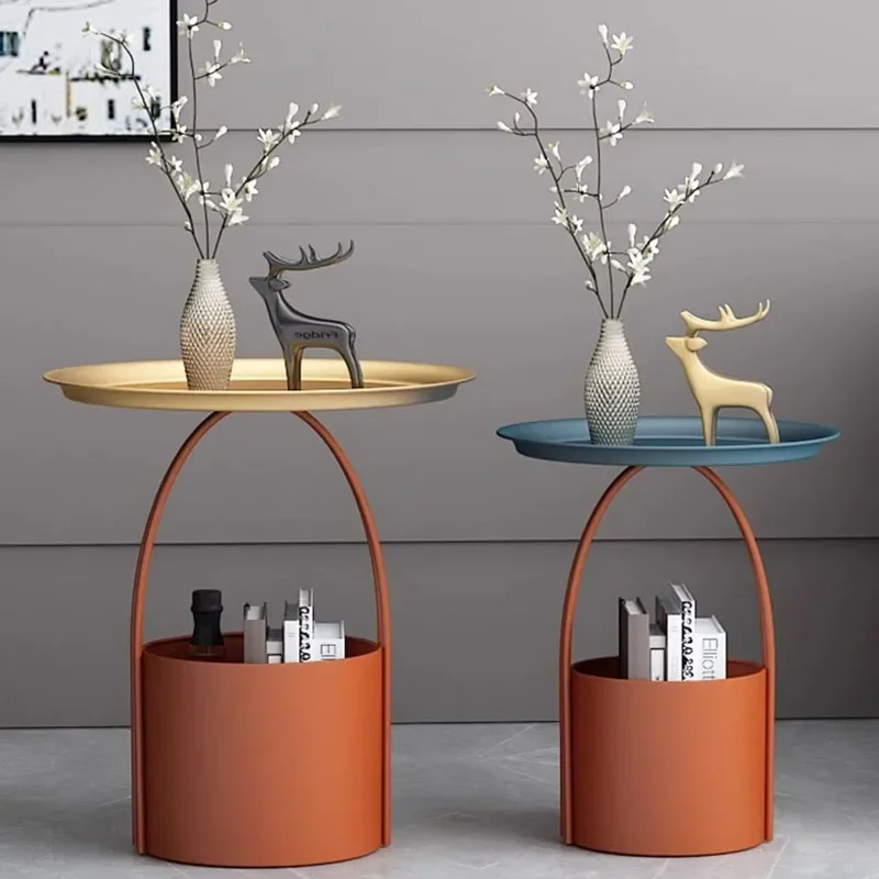 Журнальные столики в скандинавском стиле уникальные минималистичные круглые