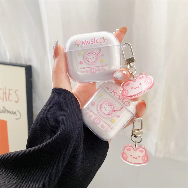 

Original Rabbit Cute Soft Cover for Airpods 2 Case Protective Case Earphone Funda for Apple Airpod Pro 3 Cover Charging Box
