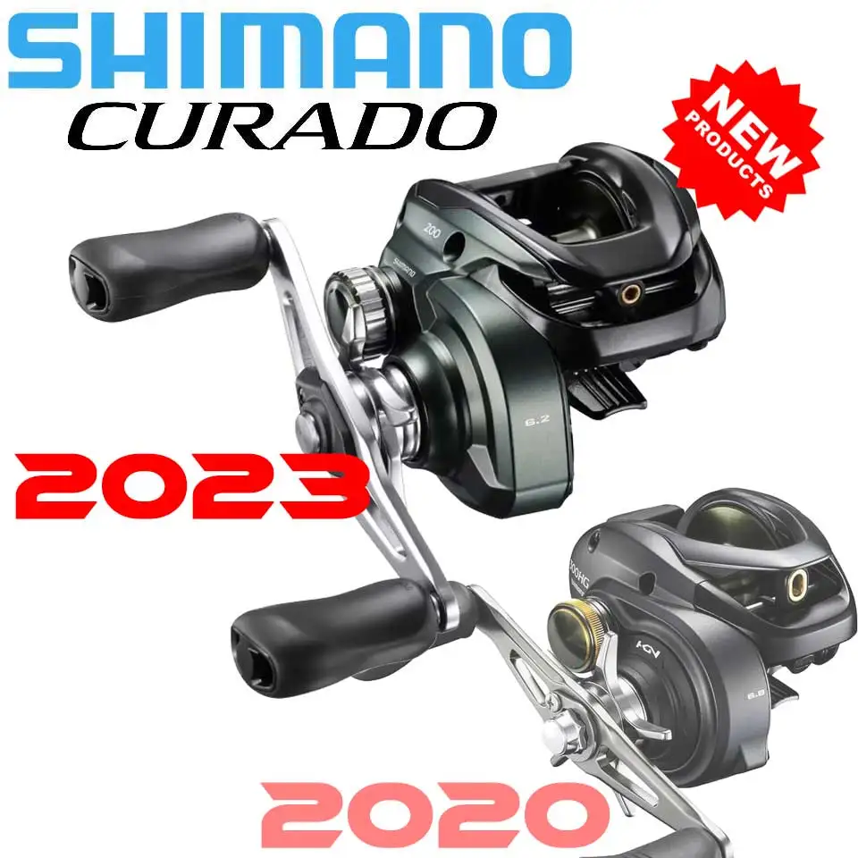 SHIMANO Baitcast Reel CURADO 300/301/300HG/301HG 201XG Fishing reel baitcasting reel 4.7:1/6.6:1 5+1BB 18-22LB Power S3D spool