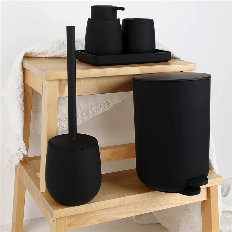 Набор для ванной комнаты маленькая мусорная корзина держатель зубных щеток