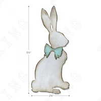 easter cottontail bigz metal cutting die scrapbook embossed paper card album craft template stencils new for 2022 arrival