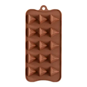 3D треугольная пирамида формы силиконовая форма для выпечки Sugarcraft Шоколадный Торт Мыло Свеча украшения DIY формы инструменты для выпечки D640