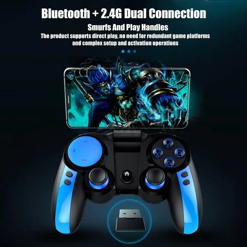 Контроллер геймпада для ПК Android TV Box мобильный сотовый телефон Bluetooth триггер Pubg