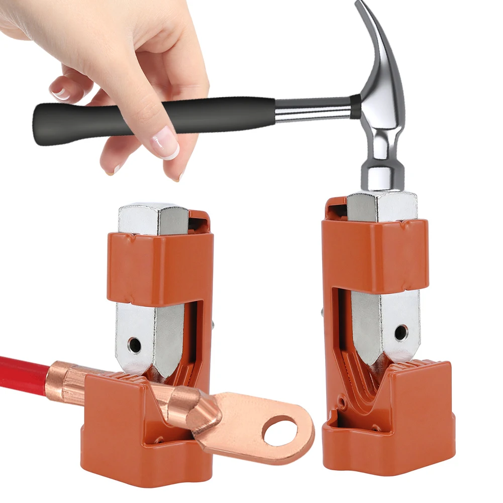 Твердый молоток для обжима проводов от 8 AWG до 4/0 инструмент клемм из нержавеющей