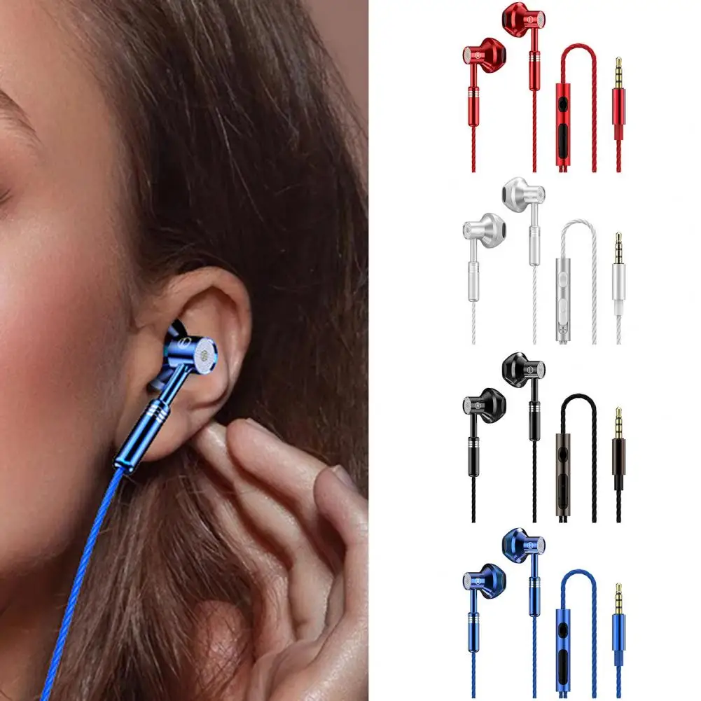 

Wired Earphones Earbuds Headphones 3.5mm In Ear Earphone Earpiece With Mic Stereo Headset For Samsung S6 Xiaomi Phone Computer
