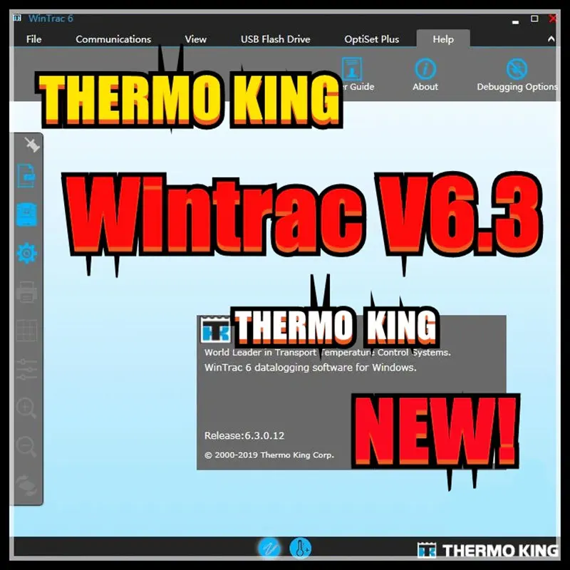 Диагностическое программное обеспечение Thermo King Wintrac 6,3, новая версия, поддержка нескольких языков