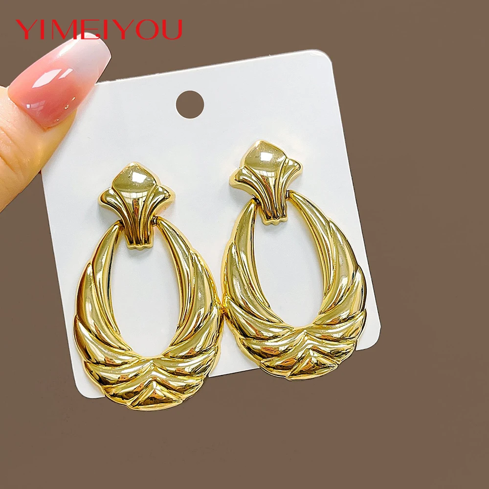 

Classic Italian Earrings Fashion Women Drop Golden Set New Arrival For Trendy Charm Lady Wedding Party Jewelry Wholesale
