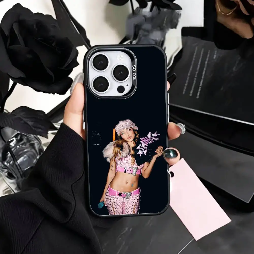 Фото Чехол для телефона Latin Pop E-Emilia Mernes для iPhone 17, 16, 15, 14, 13, 12, 11 Plus, Pro Max, цветной, с серебряным покрытием внутри №4