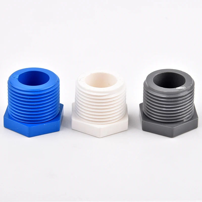 Концевая Заглушка с наружной резьбой из ПВХ заглушка для сада лампы аквариума