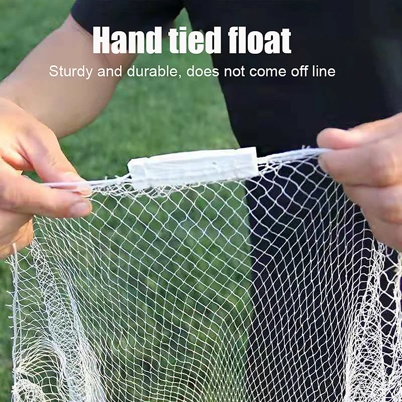 Рыболовная Белая нейлоновая леска рыболовная сеть плетеная многонитевая ручная