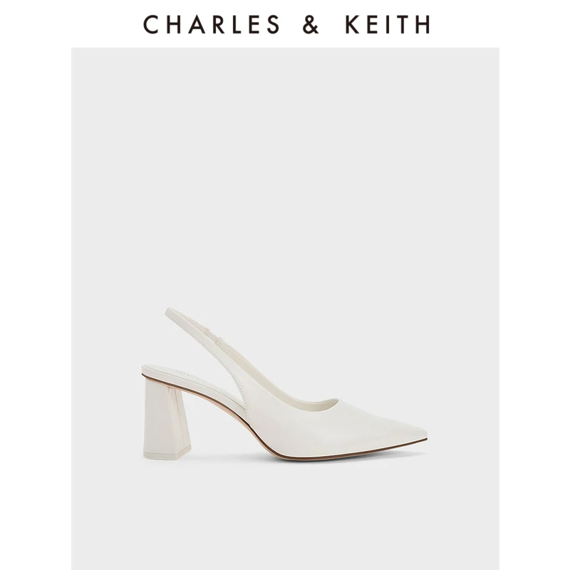 

Новое поступление, Женские однотонные сандалии CHARLES & KEITH с острым каблуком