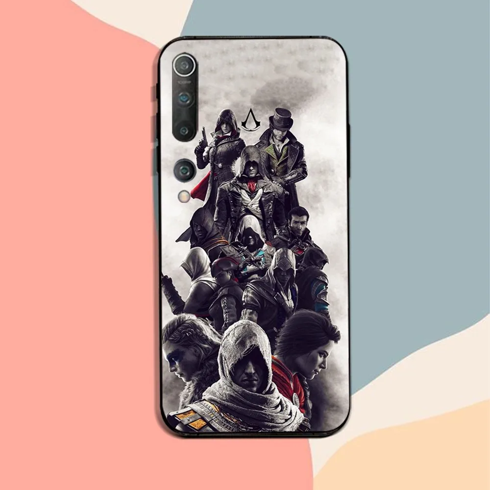 A-Assassins Game C-Creed Phone Case For Xiaomi 11 Redmi Note 5G 8T 9A 9 10T Note8Pro Note9 12SUltra Black