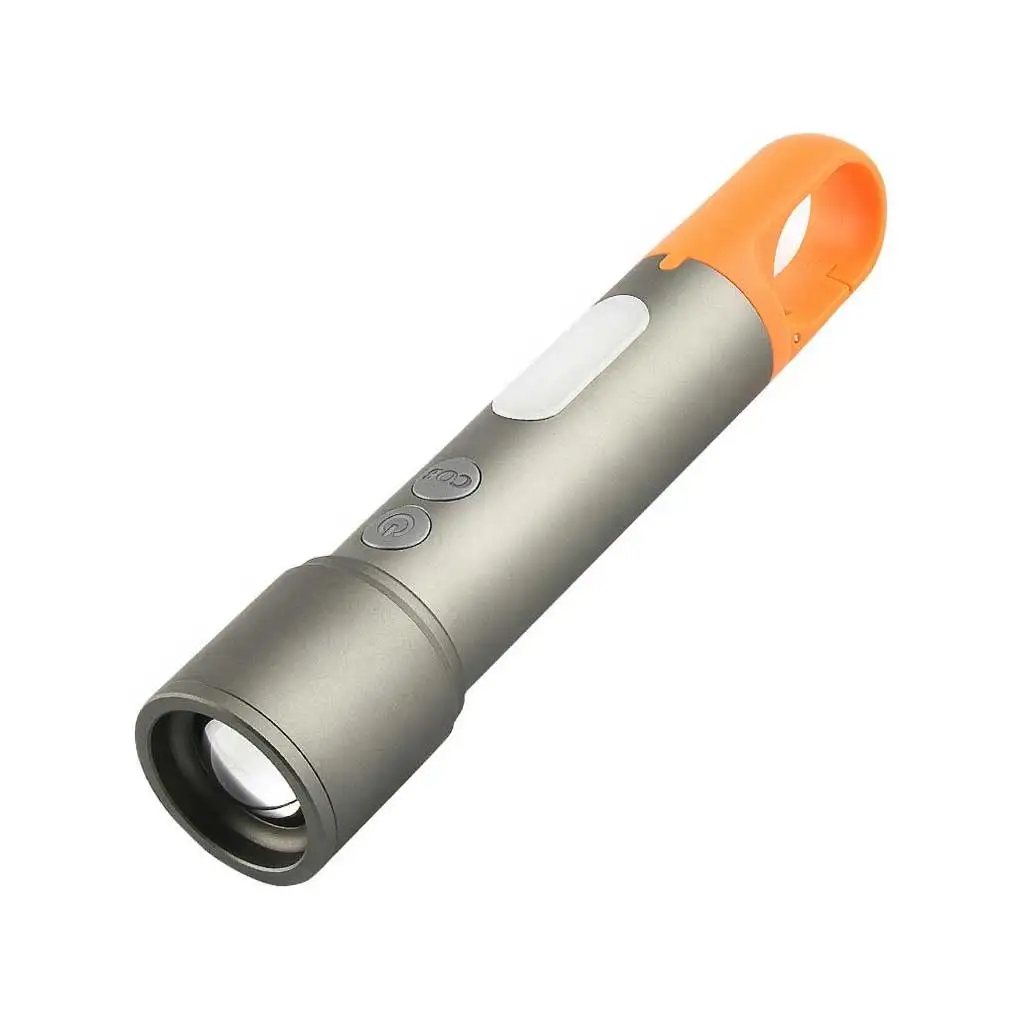 

Outdoor Flashlight Rechargeable Adjustable Torch Zoomable Emergency Lantern Light Camping Hiking Night Repairing Lamp