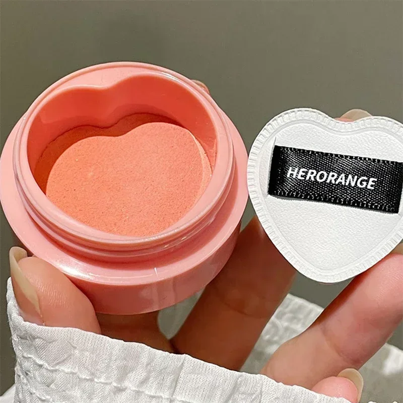 Heallor Blush Mud Cream Расширение Цвет Румяна Фиолетовый Розовый Матовый Картофельное