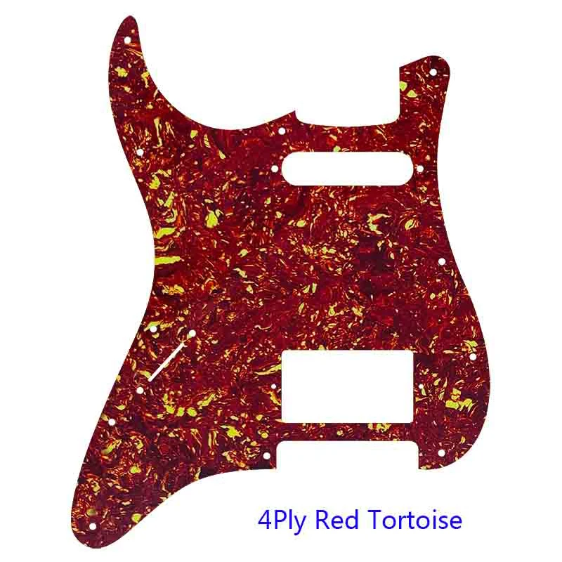 Custom Guitar Parts -For Left Handed USAMexico Fd Strat 11 Holes HS PAF Humbucker Guitar Pickguard Scratch Plate Many Colors enlarge