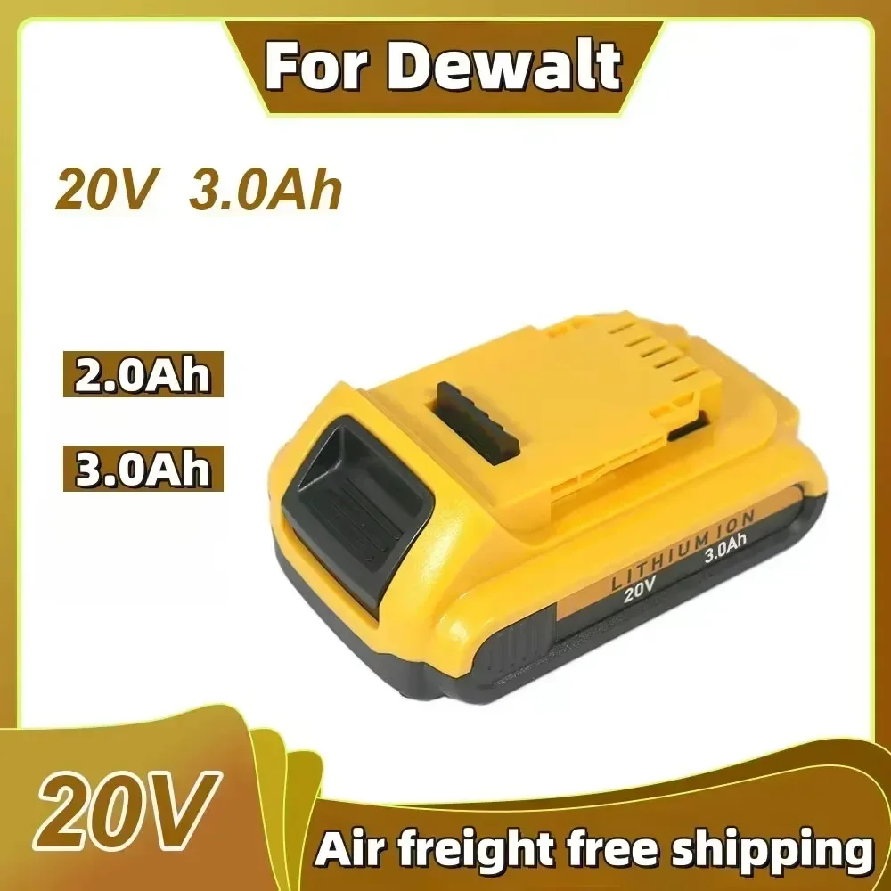 Литий-ионная аккумуляторная батарея DCB200 20 В 2000/3000 мАч для Dewalt DCB203 DCB181 DCB180 DCB200-2 L50