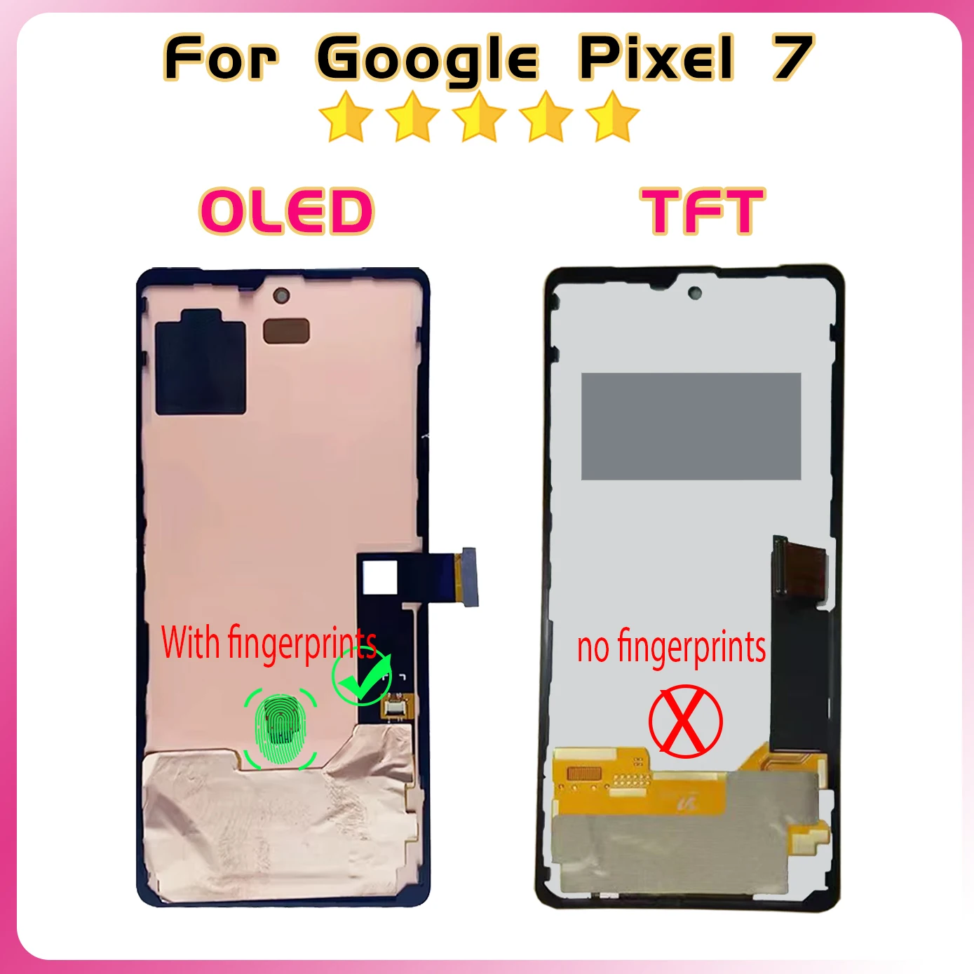 100% протестированный OLED/TFT для Google Pixel 7 Pixel7 ЖК-дисплей ...