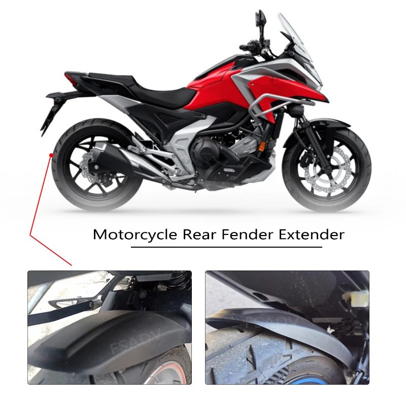 NC750X удлинитель заднего крыла брызговик крышка подходит для HONDA NC750 X NC 750X 2012-2021 2017